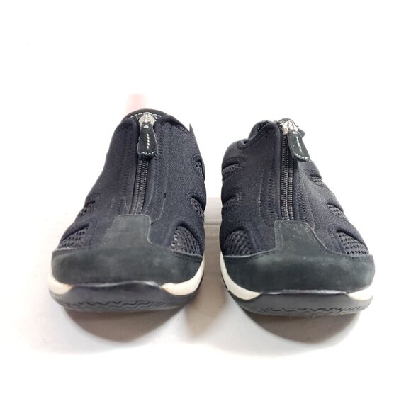 Sperry Top-Sider Womens Size 9 Black Mesh & Suede Zip Slip-On Sneakers - Picture 6 of 9